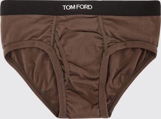 Tom Ford Slip in cotone stretch con fascia logata a contrasto