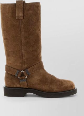Brunello Cucinelli suede boots