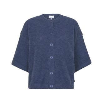 Dante6 Hiara Cardigan - Dames - Truien - Blauw - Maat: L Wol