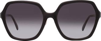 Celine Smoke Gradient Geometric Ladies Sunglasses CL40230F 01B 58