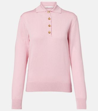 Blaz&eacute; Milano Blaz&eacute; Milano Alegria silk and cotton polo sweater