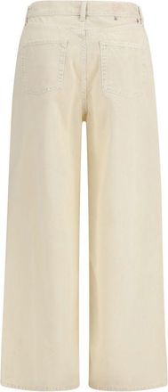 Golden Goose Womens Bicolor Cotton Relaxed Fit Jeans Clothing