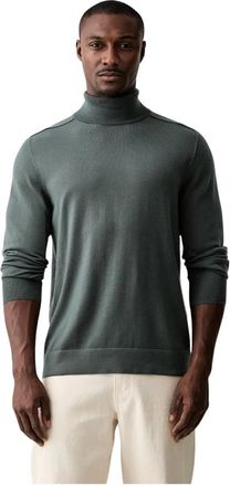 Marc O'Polo Regular Turtleneck Sweater - Heren - Coltruien - Grijs - L - Wol - Truien & Vesten