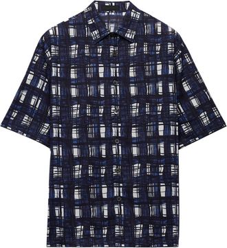 Prada Camicia a maniche corte - Blu