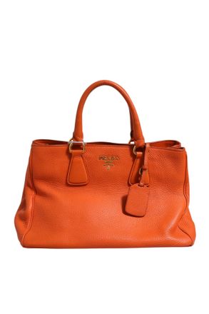 Prada Vitello Daino Leather Tote Womens Bag (Pre-Owned)