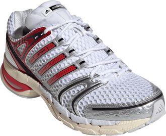 adidas Adistar Control 5 Sneaker in White/Better Scarlet/Grey at Nordstrom, Size 10.5