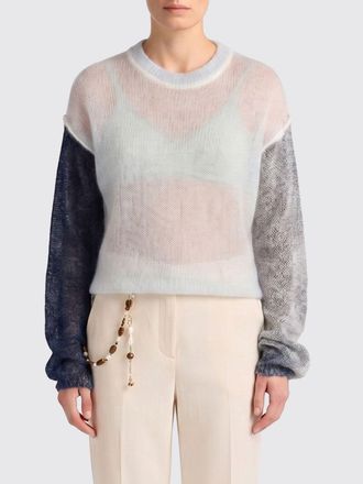Momoni Color-Block Mohair Wool Pullover