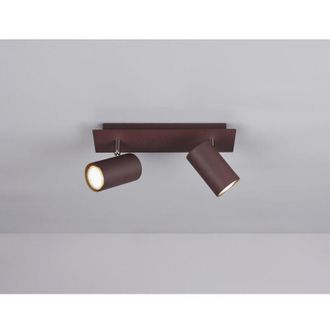 Trio Leuchten Trio Lighting - Barra Marley 2 Puntos Cilindros De Metal Oxidado L. 30cm 802400224