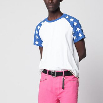 Dagger White/Blue T-shirt with star pattern