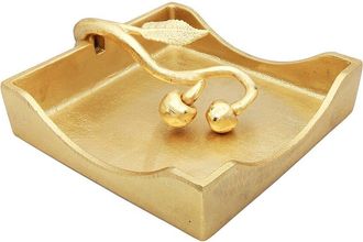 Alice Pazkus 7Ind Gold Napkin Holder