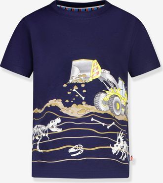 Salt And Pepper T-Shirt mit Dinosaurier-Print nachtleuchtend Jungen Salt and Pepper marine