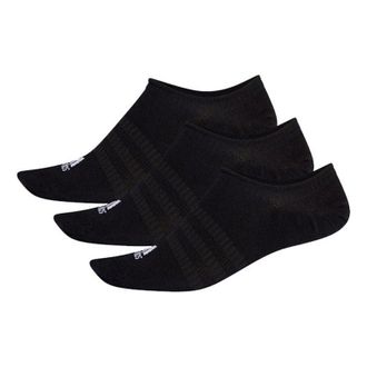 adidas Casual Sports Training Running Socks Couple Style 3 Pairs Black DZ9416