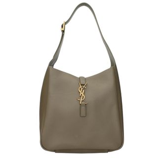 Saint Laurent Damens Le 5a7 Umh&auml;ngetasche Gr&uuml;n/Moosleder