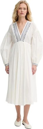 A.P.C. A.p.c., Dames, Jurken, Beige, Maat: XS Katoen