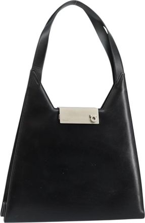 Ferragamo Gancini Shoulder Bag Leather Leather Shoulder Bag Bag (Pre-Owned)