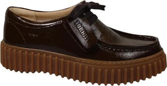 Clarks Torhill Bee - Dames - Veterschoenen - Bruin - 39 EU - Leer - Schoenen