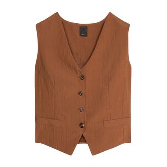 Oltre Dames, Jassen, Bruin, Maat: 4XL Katoen