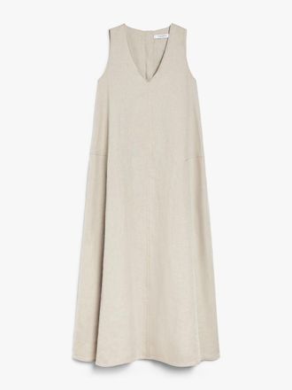 Max Mara Flared Linen Dress