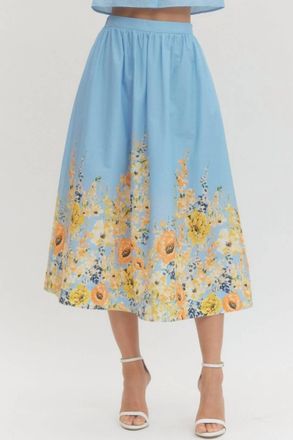 Entro Tabathia Skirt In Blue