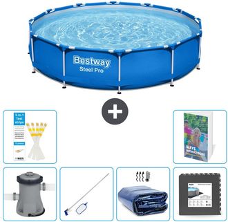 Bestway Piscina Bestway Steel Pro Redonda - 366x76 Cm - 7-piezas S217