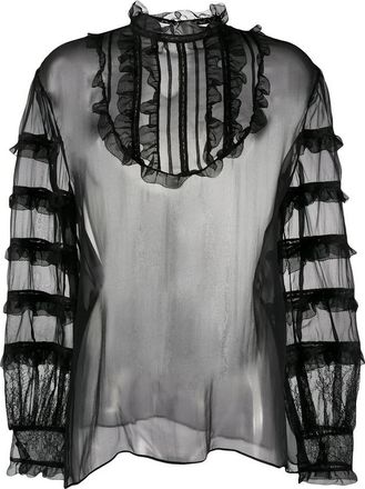 Valentino Garavani Sheer Organza Blouse