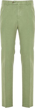 Pantaloni Torino Broeken, Heren, Groen, XL, Katoen, broek met zakken, gemaakt in Italië