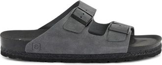 Espadrij Ami Velour Sandalen für Herren | grau