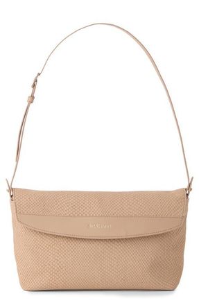 Brahmin Kalina Leather Clutch in Tan at Nordstrom
