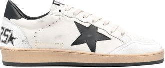 Golden Goose Ballstar Nappa Bovenleer Ster En Hak Crack Toe En Spoor