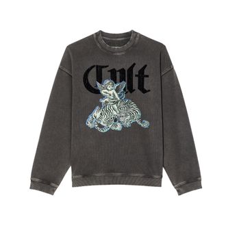 Cult of Individuality NOVELTY FLEECE CREW SWEATSHIRT