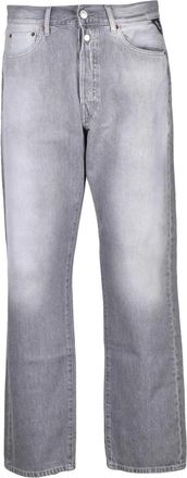 Replay Grey Men Cotton Jeans