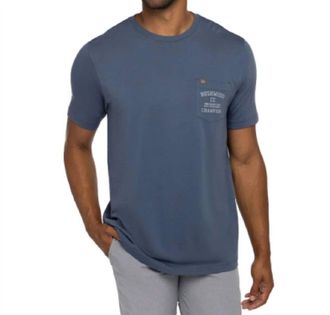 Travis Mathew Dresden Golf T-Shirt In Insignia/vintage Indigo