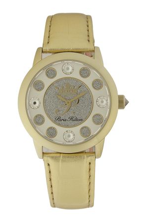 Paris Hilton Womens Fame Silver Watch - Gold - One Size