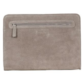 Howard London Tassen, Heren, Grijs, ONE Size, Leer, Laptop Sleeve Suede Kieran