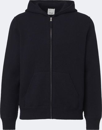 Allude Hooded wool and cashmere jacket