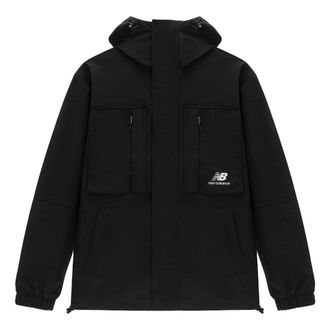 New Balance Windproof Sport Jacket Asia Sizing Black AMJ31304-BK