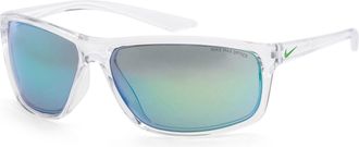 Nike Mens 66mm Grey Sunglasses