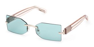 GCDS GD0033 32N Mens Sunglasses Gold Size 54