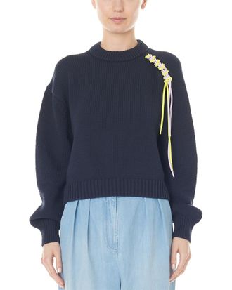Tibi Tube Yarn Sweater Oversized Cropp
