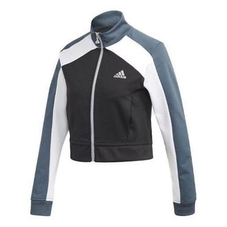 adidas (WMNS) adidas Tracktop Sports Short Jacket Colorblock GG6719