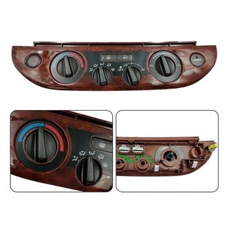 OEM Panel De Control De Climatizaci&oacute;n 55902-06040 En Color Nogal Para Toyota Camry 2002-2006