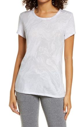 Alternative Ideal Print Tee in White Marble at Nordstrom, Size X-Large