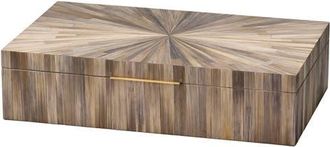 Jamie Young Co. Palm Marquetry Decorative Box in Grey at Nordstrom