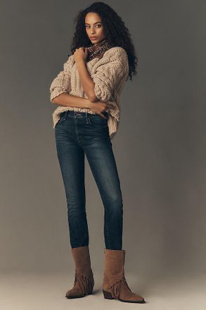 Mother The Rascal Skimp Mid-Rise Straight-Leg Jeans