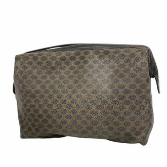 Celine Black Pvc Pouch (Pre-Owned)