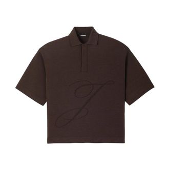Jacquemus T-shirts and Polos Brown