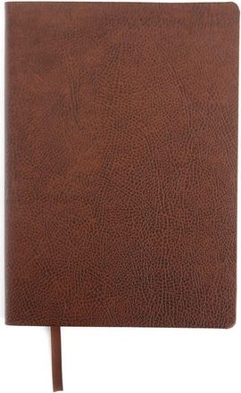 Royce Leather Personalized Leather Journal in Brown- Gold Foil at Nordstrom