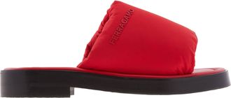 Ferragamo Ferragamo Delfino Padded Slide Sandals, Size 9
