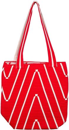 Generic Woman Beach Weaving Shoulder Bag Ladies Trendy Summer Hand Bag Shoulder Bags for School (Red, One Size)