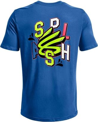 Under Armour Curry Splash Party T-shirt Blue 1376803-481